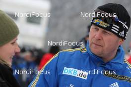 23.01.2009, Antholz, Italy (ITA): Staffan Eklund (SWE), coach Sweden - IBU world cup biathlon, sprint men, Antholz (ITA). www.nordicfocus.com. © Manzoni/NordicFocus. Every downloaded picture is fee-liable.
