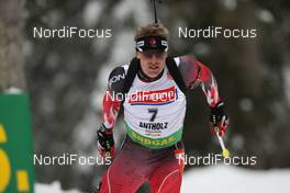 23.01.2009, Antholz, Italy (ITA): Robin Clegg (CAN), Rossignol, Rottefella, Leki - IBU world cup biathlon, sprint men, Antholz (ITA). www.nordicfocus.com. © Manzoni/NordicFocus. Every downloaded picture is fee-liable.
