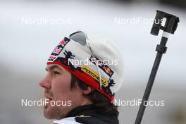 23.01.2009, Antholz, Italy (ITA): Michael Roesch (GER), Fischer, Rottefella, Exel, adidas, Toko - IBU world cup biathlon, sprint men, Antholz (ITA). www.nordicfocus.com. © Manzoni/NordicFocus. Every downloaded picture is fee-liable.