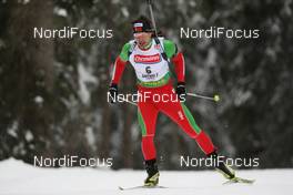 23.01.2009, Antholz, Italy (ITA): Alexandr Syman (BLR), Fischer, Rottefella - IBU world cup biathlon, sprint men, Antholz (ITA). www.nordicfocus.com. © Manzoni/NordicFocus. Every downloaded picture is fee-liable.
