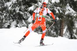 23.01.2009, Antholz, Italy (ITA): Indrek Tobreluts (EST), Madshus, Rottefella, Swix - IBU world cup biathlon, sprint men, Antholz (ITA). www.nordicfocus.com. © Manzoni/NordicFocus. Every downloaded picture is fee-liable.