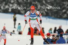 22.01.2009, Antholz, Italy (ITA): Sirli Hanni (EST), Madshus, Rottefella, Exel - IBU world cup biathlon, sprint women, Antholz (ITA). www.nordicfocus.com. © Manzoni/NordicFocus. Every downloaded picture is fee-liable.