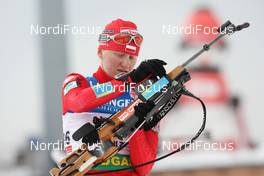 22.01.2009, Antholz, Italy (ITA): Magdalena Gwizdon (POL), Fischer, Salomon, Swix - IBU world cup biathlon, sprint women, Antholz (ITA). www.nordicfocus.com. © Manzoni/NordicFocus. Every downloaded picture is fee-liable.