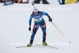 22.01.2009, Antholz, Italy (ITA): Julie Carraz (FRA), Fischer, Rottefella, Exel, Odlo - IBU world cup biathlon, sprint women, Antholz (ITA). www.nordicfocus.com. © Manzoni/NordicFocus. Every downloaded picture is fee-liable.