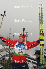 22.01.2009, Antholz, Italy (ITA): Tora Berger (NOR), Fischer, Rottefella, Odlo - IBU world cup biathlon, sprint women, Antholz (ITA). www.nordicfocus.com. © Manzoni/NordicFocus. Every downloaded picture is fee-liable.