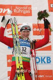 22.01.2009, Antholz, Italy (ITA): Darya Domracheva (BLR), Fischer, Rottefella, Swix - IBU world cup biathlon, sprint women, Antholz (ITA). www.nordicfocus.com. © Manzoni/NordicFocus. Every downloaded picture is fee-liable.