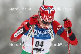 22.01.2009, Antholz, Italy (ITA): Liv Kjersti Eikeland (NOR), Madshus, Rottefella, Swix, Odlo - IBU world cup biathlon, sprint women, Antholz (ITA). www.nordicfocus.com. © Manzoni/NordicFocus. Every downloaded picture is fee-liable.