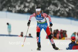 22.01.2009, Antholz, Italy (ITA): Zuzana Tryznova (CZE), Madshus, Rottefella, Leki - IBU world cup biathlon, sprint women, Antholz (ITA). www.nordicfocus.com. © Manzoni/NordicFocus. Every downloaded picture is fee-liable.