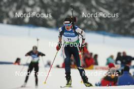 22.01.2009, Antholz, Italy (ITA): Roberta Fiandino (ITA), Fischer, Rottefella, Leki - IBU world cup biathlon, sprint women, Antholz (ITA). www.nordicfocus.com. © Manzoni/NordicFocus. Every downloaded picture is fee-liable.