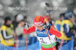 22.01.2009, Antholz, Italy (ITA): Xianying Liu (CHN), Fischer, Salomon, Swix, adidas - IBU world cup biathlon, sprint women, Antholz (ITA). www.nordicfocus.com. © Manzoni/NordicFocus. Every downloaded picture is fee-liable.