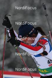 22.01.2009, Antholz, Italy (ITA): Fuyuko Suzuki (JPN) - IBU world cup biathlon, sprint women, Antholz (ITA). www.nordicfocus.com. © Manzoni/NordicFocus. Every downloaded picture is fee-liable.