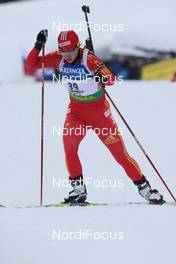 22.01.2009, Antholz, Italy (ITA): Xue Dong (CHN), Fischer, Salomon, Swix, adidas - IBU world cup biathlon, sprint women, Antholz (ITA). www.nordicfocus.com. © Manzoni/NordicFocus. Every downloaded picture is fee-liable.
