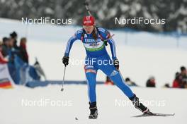 22.01.2009, Antholz, Italy (ITA): Olga Anisimova (RUS), Madshus, Rottefella, Swix - IBU world cup biathlon, sprint women, Antholz (ITA). www.nordicfocus.com. © Manzoni/NordicFocus. Every downloaded picture is fee-liable.