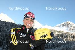 23.01.2009, Antholz, Italy (ITA): Magdalena Neuner (GER), Fischer, Rottefella, Exel, adidas - IBU world cup biathlon, training, Antholz (ITA). www.nordicfocus.com. © Manzoni/NordicFocus. Every downloaded picture is fee-liable.