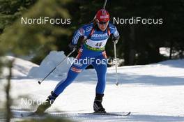 11.03.2009, Vancouver, Canada (CAN): Olga Medvedtseva (RUS), Madshus, Rottefella, adidas - IBU world cup biathlon, individual women, Vancouver (CAN). www.nordicfocus.com. © Manzoni/NordicFocus. Every downloaded picture is fee-liable.