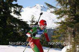 11.03.2009, Vancouver, Canada (CAN): Olga Nazarova (BLR), Fischer, Rottefella - IBU world cup biathlon, individual women, Vancouver (CAN). www.nordicfocus.com. © Manzoni/NordicFocus. Every downloaded picture is fee-liable.