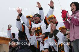 14.03.2009, Vancouver, Canada (CAN): German fans - IBU world cup biathlon, relay women, Vancouver (CAN). www.nordicfocus.com. © Manzoni/NordicFocus. Every downloaded picture is fee-liable.