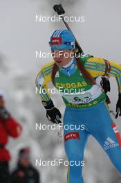 14.03.2009, Vancouver, Canada (CAN): Valj Semerenko (UKR), Fischer, Salomon, Swix - IBU world cup biathlon, relay women, Vancouver (CAN). www.nordicfocus.com. © Manzoni/NordicFocus. Every downloaded picture is fee-liable.