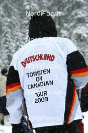 14.03.2009, Vancouver, Canada (CAN): German biathlon fan - IBU world cup biathlon, relay women, Vancouver (CAN). www.nordicfocus.com. © Manzoni/NordicFocus. Every downloaded picture is fee-liable.