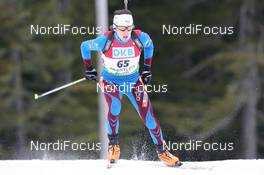 13.03.2009, Vancouver, Canada (CAN): Jean Guillaume Beatrix (FRA), Rossignol, Rottefella, One Way, Odlo - IBU world cup biathlon, sprint men, Vancouver (CAN). www.nordicfocus.com. © Manzoni/NordicFocus. Every downloaded picture is fee-liable.