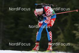 13.03.2009, Vancouver, Canada (CAN): Jakov Fak (CRO), Fischer, Rottefella, Alpina, Exel - IBU world cup biathlon, sprint men, Vancouver (CAN). www.nordicfocus.com. © Manzoni/NordicFocus. Every downloaded picture is fee-liable.