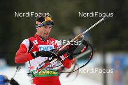 13.03.2009, Vancouver, Canada (CAN): Christoph Sumann (AUT), Atomic, Leki  - IBU world cup biathlon, sprint men, Vancouver (CAN). www.nordicfocus.com. © Manzoni/NordicFocus. Every downloaded picture is fee-liable.