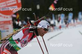 13.03.2009, Vancouver, Canada (CAN): Scott Perras (CAN), Madshus, Rottefella, Alpina, Swix - IBU world cup biathlon, sprint men, Vancouver (CAN). www.nordicfocus.com. © Manzoni/NordicFocus. Every downloaded picture is fee-liable.