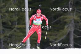 13.03.2009, Vancouver, Canada (CAN): Ivan Joller (SUI), Fischer, Rottefella, Leki, adidas - IBU world cup biathlon, sprint men, Vancouver (CAN). www.nordicfocus.com. © Manzoni/NordicFocus. Every downloaded picture is fee-liable.