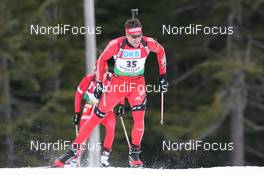 13.03.2009, Vancouver, Canada (CAN): Simon Hallenbarter (SUI), Madshus, Rottefella, KV+, adidas - IBU world cup biathlon, sprint men, Vancouver (CAN). www.nordicfocus.com. © Manzoni/NordicFocus. Every downloaded picture is fee-liable.