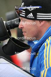 13.03.2009, Vancouver, Canada (CAN): Staffan Eklund (SWE), coach Sweden - IBU world cup biathlon, sprint men, Vancouver (CAN). www.nordicfocus.com. © Manzoni/NordicFocus. Every downloaded picture is fee-liable.