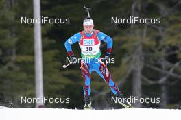 13.03.2009, Vancouver, Canada (CAN): Simon Fourcade (FRA), Fischer, Rottefella, Swix, Odlo - IBU world cup biathlon, sprint men, Vancouver (CAN). www.nordicfocus.com. © Manzoni/NordicFocus. Every downloaded picture is fee-liable.