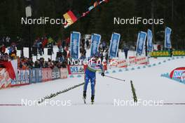 13.03.2009, Vancouver, Canada (CAN): Fredrik Lindstroem (SWE), Fischer, Rottefella, Exel, adidas - IBU world cup biathlon, sprint men, Vancouver (CAN). www.nordicfocus.com. © Manzoni/NordicFocus. Every downloaded picture is fee-liable.