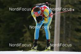 13.03.2009, Vancouver, Canada (CAN): Andriy Deryzemlya (UKR), Fischer, Rottefella, Swix - IBU world cup biathlon, sprint men, Vancouver (CAN). www.nordicfocus.com. © Manzoni/NordicFocus. Every downloaded picture is fee-liable.