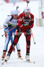 22.03.2009, Trondheim, Norway (NOR): Solveig Rogstad (NOR), Rossignol, Rottefella, KV+, Odlo - IBU world cup biathlon, mass women, Trondheim (NOR). www.nordicfocus.com. © Manzoni/NordicFocus. Every downloaded picture is fee-liable.