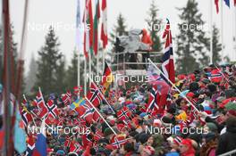 21.03.2009, Trondheim, Norway (NOR): Biathlon Feature: Fans - IBU world cup biathlon, pursuit men, Trondheim (NOR). www.nordicfocus.com. © Manzoni/NordicFocus. Every downloaded picture is fee-liable.