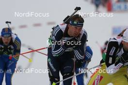 21.03.2009, Trondheim, Norway (NOR): Lowell Bailey (USA), Rossignol, Rottefella, Exel - IBU world cup biathlon, pursuit men, Trondheim (NOR). www.nordicfocus.com. © Manzoni/NordicFocus. Every downloaded picture is fee-liable.