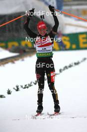 21.03.2009, Trondheim, Norway (NOR): Andrea Henkel (GER), Atomic, Exel, adidas, Toko - IBU world cup biathlon, pursuit women, Trondheim (NOR). www.nordicfocus.com. © Manzoni/NordicFocus. Every downloaded picture is fee-liable.