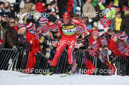 19.03.2009, Trondheim, Norway (NOR): Ivan Joller (SUI), Fischer, Rottefella, Leki, adidas - IBU world cup biathlon, sprint men, Trondheim (NOR). www.nordicfocus.com. © Manzoni/NordicFocus. Every downloaded picture is fee-liable.