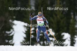 19.03.2009, Trondheim, Norway (NOR): Haley Johnson (USA), Rossignol, Rottefella, Exel, adidas - IBU world cup biathlon, sprint women, Trondheim (NOR). www.nordicfocus.com. © Manzoni/NordicFocus. Every downloaded picture is fee-liable.