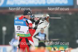 26.03.2009, Khanty-Mansiysk, Russia (RUS): Simon Eder (AUT), Fischer, Rottefella - IBU world cup biathlon, sprint men, Khanty-Mansiysk (RUS). www.nordicfocus.com. © Manzoni/NordicFocus. Every downloaded picture is fee-liable.
