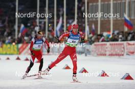 26.03.2009, Khanty-Mansiysk, Russia (RUS): Thomas Frei (SUI), Atomic, Leki, adidas - IBU world cup biathlon, sprint men, Khanty-Mansiysk (RUS). www.nordicfocus.com. © Manzoni/NordicFocus. Every downloaded picture is fee-liable.