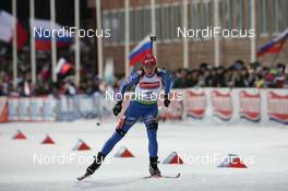 27.03.2009, Khanty-Mansiysk, Russia (RUS): Anna Boulygina (RUS), Madshus, Rottefella, Exel, adidas - IBU world cup biathlon, sprint women, Khanty-Mansiysk (RUS). www.nordicfocus.com. © Manzoni/NordicFocus. Every downloaded picture is fee-liable.