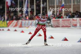 27.03.2009, Khanty-Mansiysk, Russia (RUS): Selina Gasparin (SUI), Rossignol, Rottefella, Leki, adidas - IBU world cup biathlon, sprint women, Khanty-Mansiysk (RUS). www.nordicfocus.com. © Manzoni/NordicFocus. Every downloaded picture is fee-liable.