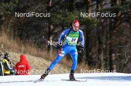 17.02.2009, Pyeong Chang, Korea (KOR): Evgeny Ustyugov (RUS), Madshus, Rottefella, Swix, adidas - IBU world championships biathlon, individual men, Pyeong Chang (KOR). www.nordicfocus.com. © Manzoni/NordicFocus. Every downloaded picture is fee-liable.