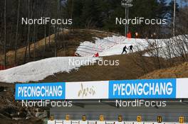 17.02.2009, Pyeong Chang, Korea (KOR): Track Feature Pyeongchang - IBU world championships biathlon, individual men, Pyeong Chang (KOR). www.nordicfocus.com. © Manzoni/NordicFocus. Every downloaded picture is fee-liable.