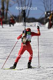 17.02.2009, Pyeong Chang, Korea (KOR): chinese athlete in the uphil - IBU world championships biathlon, individual men, Pyeong Chang (KOR). www.nordicfocus.com. © Felgenhauer/NordicFocus. Every downloaded picture is fee-liable.