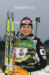 22.02.2009, Pyeong Chang, Korea (KOR): Magdalena Neuner (GER), Fischer, Rottefella, Exel, adidas - IBU world championships biathlon, medals, Pyeong Chang (KOR). www.nordicfocus.com. © Manzoni/NordicFocus. Every downloaded picture is fee-liable.