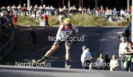 27.09.2009, Oberhof (GER): Anna Boulygina (RUS), Madshus, Exel, adidas  - IBU Sommer Biathlon Worldchampionship, pursuit women - Oberhof (GER). www.nordicfocus.com. © NordicFocus. Every downloaded picture is fee-liable.