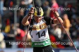 26.09.2009, Oberhof (GER): Klemen Bauer (SLO), Fischer, Rottefella, Alpina - IBU Sommer Biathlon Worldchampionship, sprint men - Oberhof (GER). www.nordicfocus.com. © NordicFocus. Every downloaded picture is fee-liable.