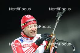 03.12.2009, Oestersund, Sweden (SWE): Matthias Simmen (SUI), Rossignol, Rottefella, Exel, adidas - IBU world cup biathlon, individual men, Oestersund (SWE). www.nordicfocus.com. © Manzoni/NordicFocus. Every downloaded picture is fee-liable.